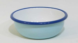 Enamel Bowl Light Blue 12 cm