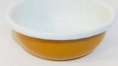 Enamel Bowl Oxide Yellow 12 cm