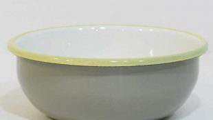 Enamel Bowl Grey 14 cm