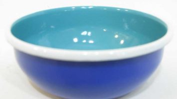 Enamel Bowl Dark Blue 16 cm