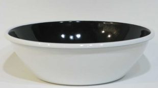 Enamel Bowl White 20 cm