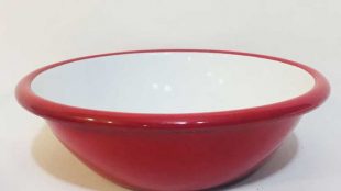 Enamel Bowl Red 20 cm