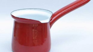 Enamel Coffee Pot Red